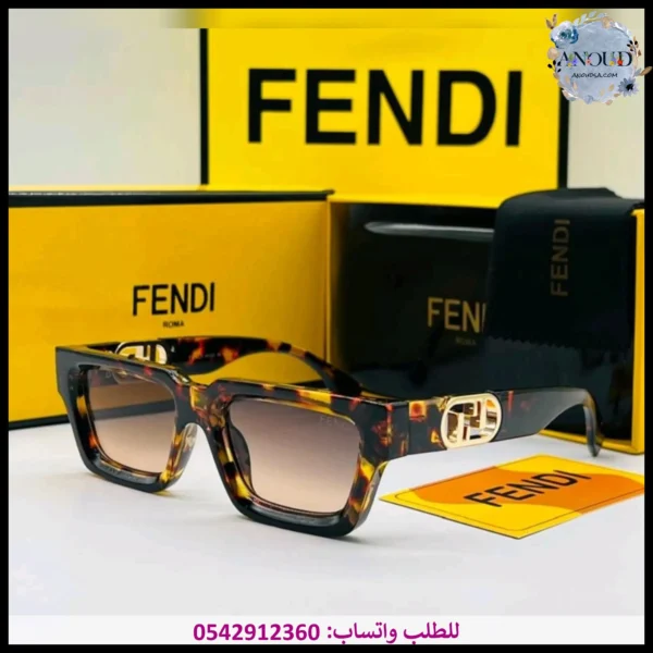 fendi-square-women-sunglasses-hq (2) نظارة fendi