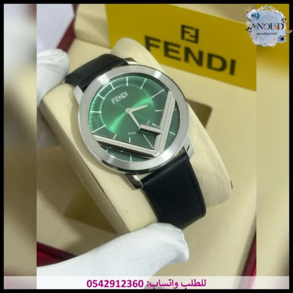 mg21 (5) ساعة فندي رجالي اخضر