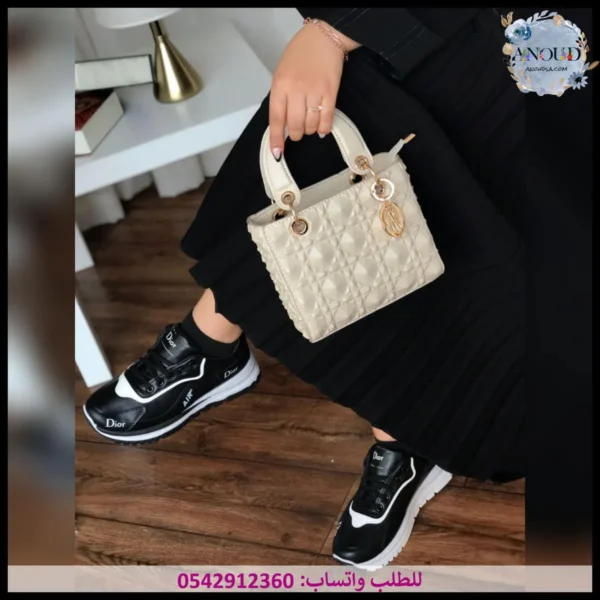 mg91 طقم شنطة وشوز ديور (5) شنطة ديور لون بيج