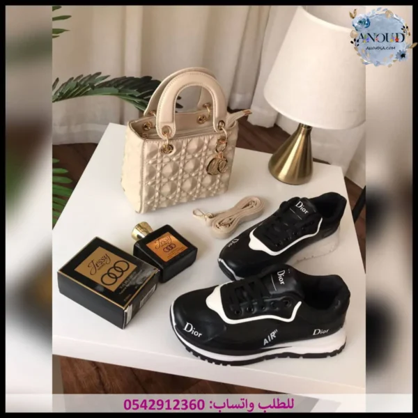 mg91 طقم شنطة وشوز ديور (7) شنطة ديور لون بيج