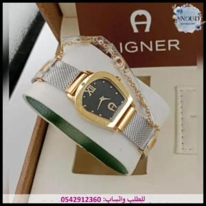 ساعة اقنر نسائي سوداء
