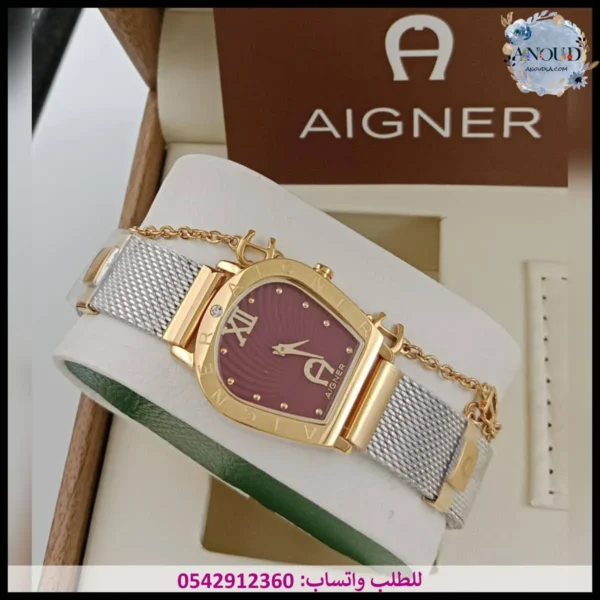 mg96 ساعة اقنر نسائية (7) ساعة اقنر نسائي عنابي