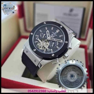 ساعة هوبلت ربل اسود