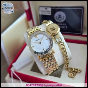 ساعة فرزاتشي نسائية ذهبية