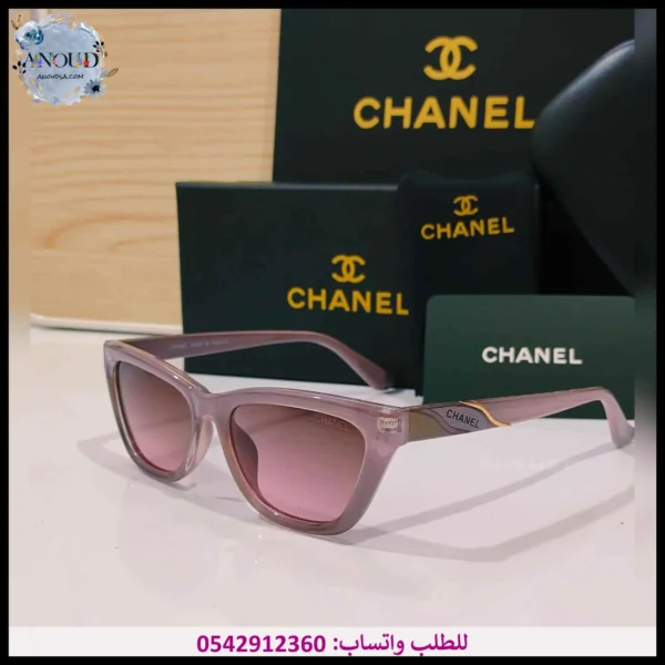 mh19 (7) نظارة شانيل نسائي وردية
