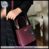 شنطة دكني عنابي