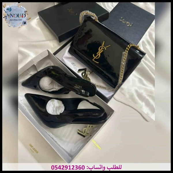b2562 (21) شنطه سان لوران سوداء