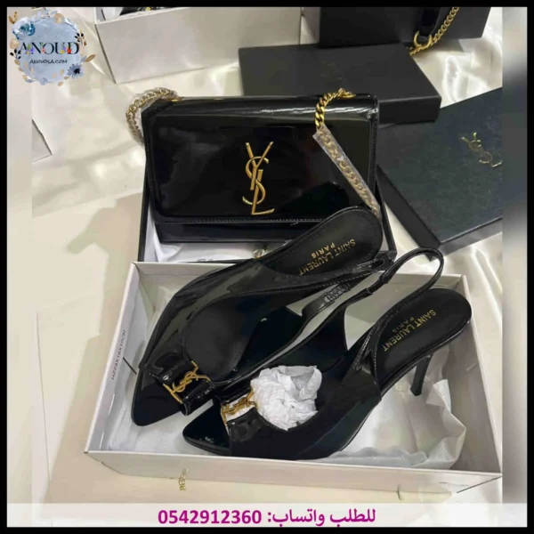 b2562 (22) شنطه سان لوران سوداء