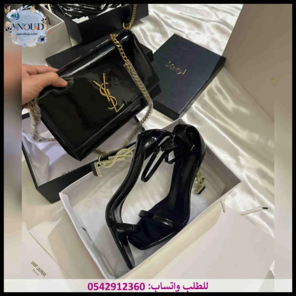 b2562 (23) شنطه سان لوران سوداء