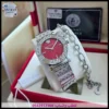 ساعة فرزاتشي نسائية احمر