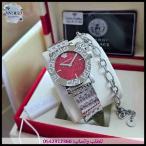 ساعة فرزاتشي نسائية احمر