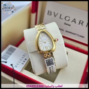 ساعه بولغاري نسائي ذهبي