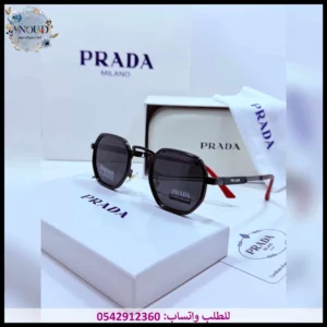 نظارة برادا مربعة سوداء