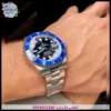 ساعة رولكس صبمارينر زرقاء