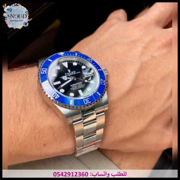 ساعة رولكس صبمارينر زرقاء