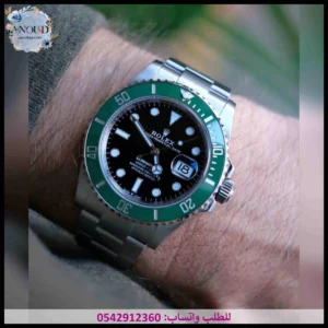 ساعة رولكس صبمارينر خضراء
