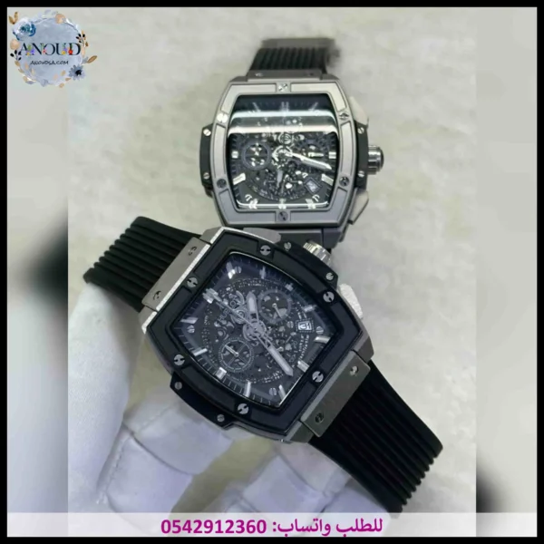 ساعة هوبلت رجالية سوداء