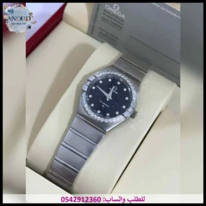 ساعة اوميقا مينا أسود