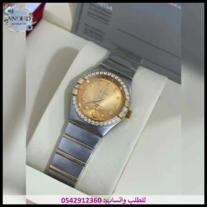 ساعة اوميغا نسائي ذهبي