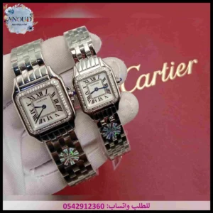 ساعة كارتير بانثر فضي