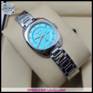 ساعة قوتشي نسائية فيروزي