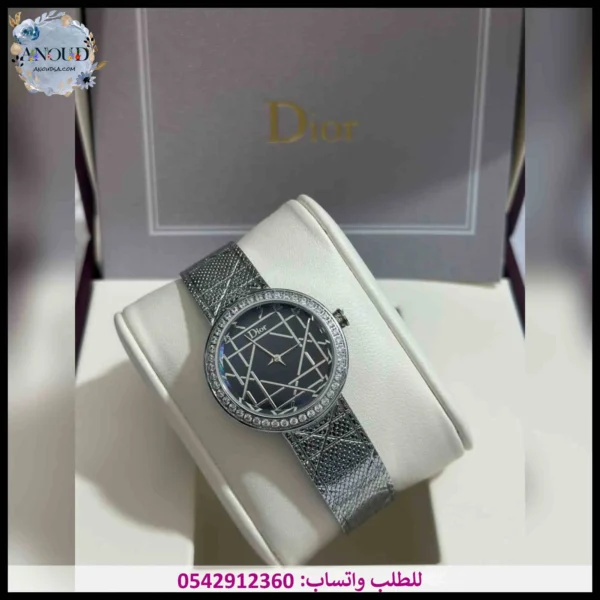 ساعة ديور نسائي اسود