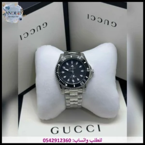 ساعة قوتشي رجالي سوداء