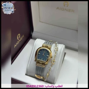 ساعة اقنر نسائية رمادي