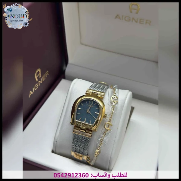 ساعة اقنر نسائية رمادي