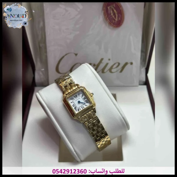 mi79 (3) ساعة كارتير نسائي ذهبي