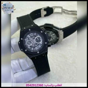 ساعة هوبلت رجالية اسود