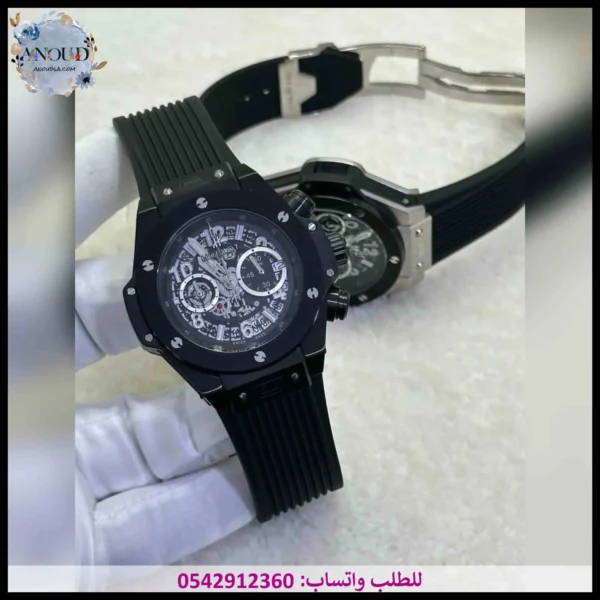 ساعة هوبلت رجالية اسود