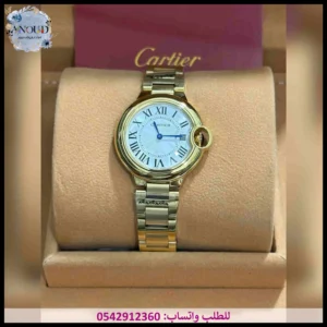 ساعة cartier بالون بلو