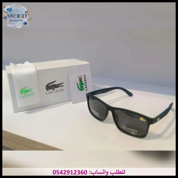 نظارة لاكوست رجالي أسود