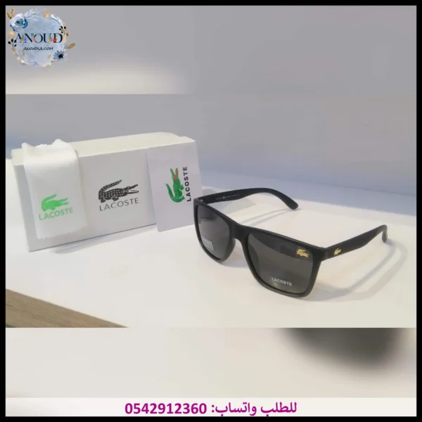 نظارة لاكوست رجالي أسود