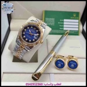 ساعة رولكس مينا كحلي