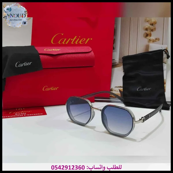 نظارة كارتير عدسات زرقاء