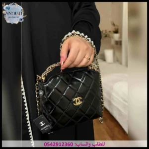 شنطة شانيل سوداء لامعة