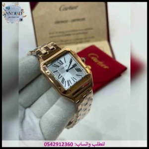 ساعة كارتير سانتوس روزقولد