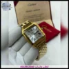 ساعة كارتير سانتوس ذهبية