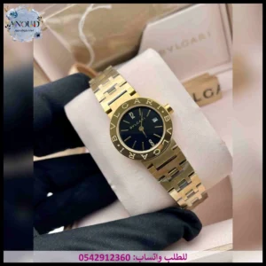 ساعة بولغاري ليدي ذهبية