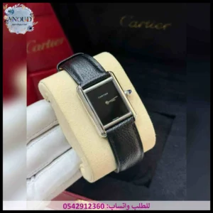 ساعة كارتير تانك سوداء
