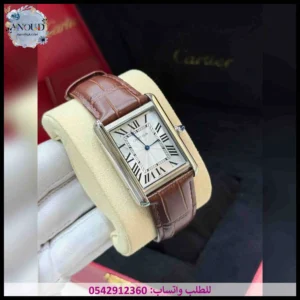 ساعة كارتير تانك بنية
