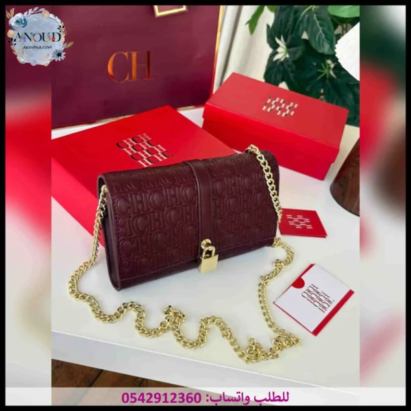 شنطة سي اتش عنابي