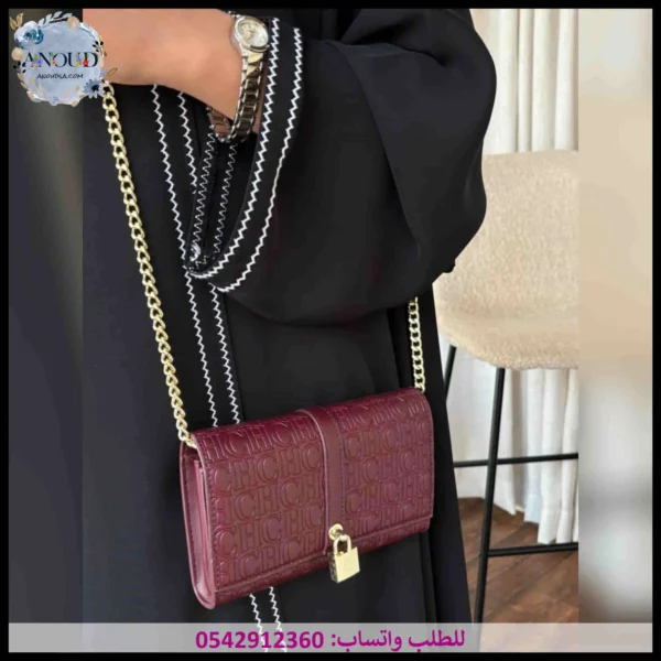 شنطة سي اتش عنابي