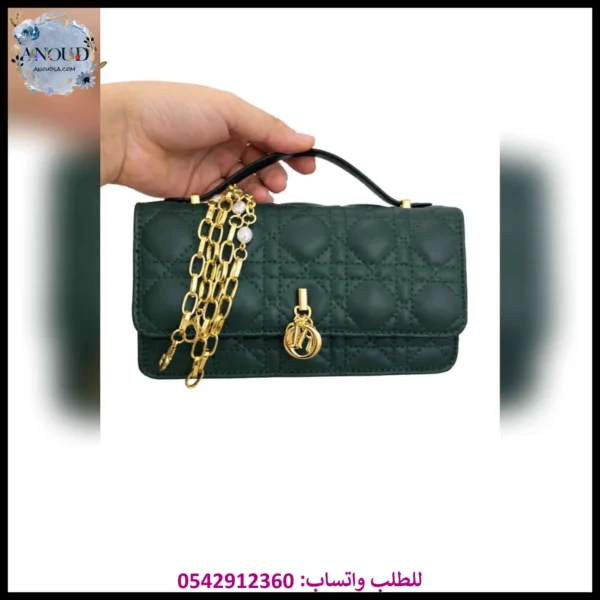 شنطة ديور أخضر غامق