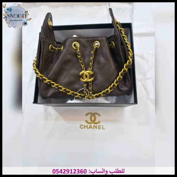Lm68 (1) شنطة شانيل بني غامق
