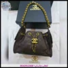 Lm68 (16) شنطة شانيل بني غامق