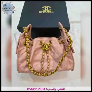 شنطة شانيل وردي فاتح