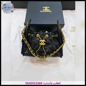 شنطة شانيل اسود جلد